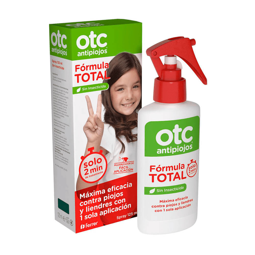 OTC Spray antipiojos Fórmula total 125 ml