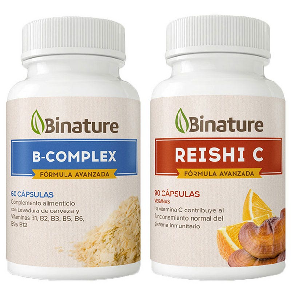 Pack Vegano Binature: B-Complex & Reishi-C