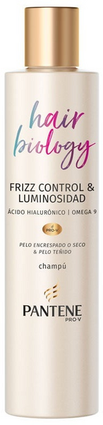 Pantene Champú Frizz Control y Luminosidad Hair Biology 250 ml