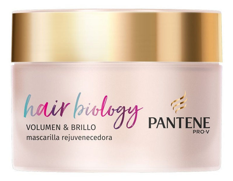 Pantene Mascarilla Volumen y Brillo Hair Biology 160 ml