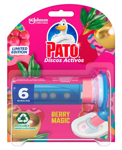 Pato Discos Activos Berry Magic Aplicador + 6 Discos
