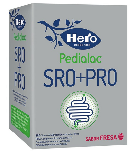 Hero Pedialac Suero + Probiótico Sabor Fresa 3 x 200 ml