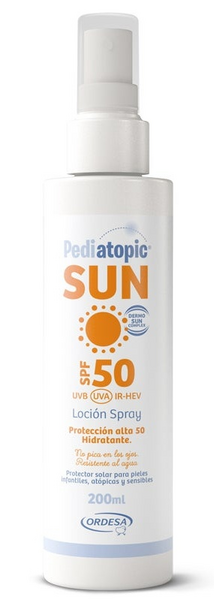 Pediatopic Loción Solar en Spray Sun SPF50 200 ml