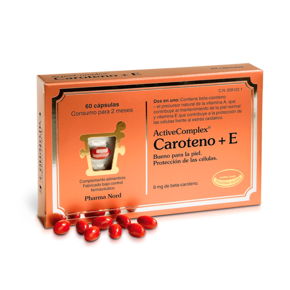 Pharma Nord ActiveComplex Caroteno+E 60 cápsulas
