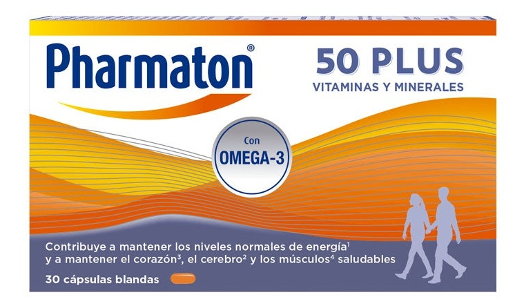 Pharmaton 50 Plus 30 capsulas