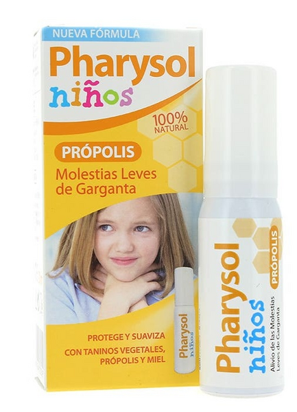 Pharysol Niños Spray Propolis Dolor de Garganta 20 ml