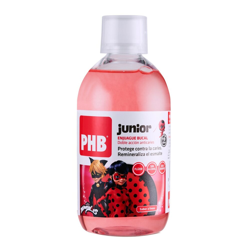 PHB Junior enjuague bucal 500 ml