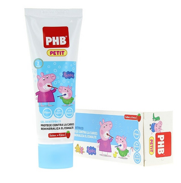 PHB Petit Gel Dentifrico Infantil Peppa Pig Sabor Fresa 75ml