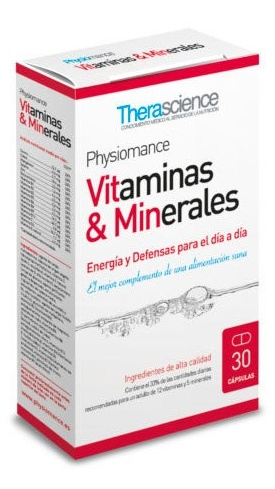 Physiomance Vitaminas y Minerales 30 Cápsulas