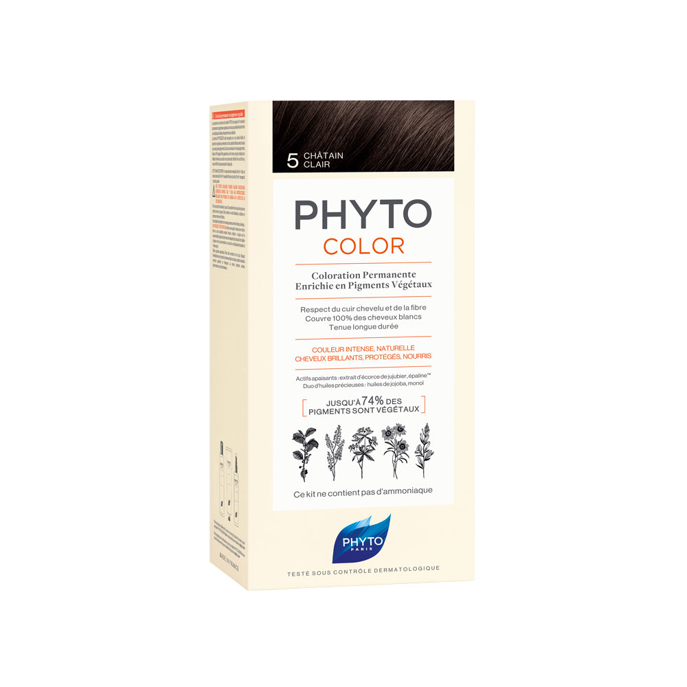 Phyto Phytocolor coloración permanente 5 castaño claro