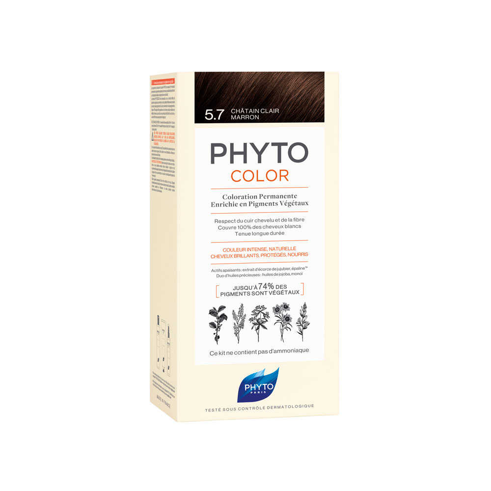 Phyto Phytocolor coloración permanente 5.7 castaño marrón claro