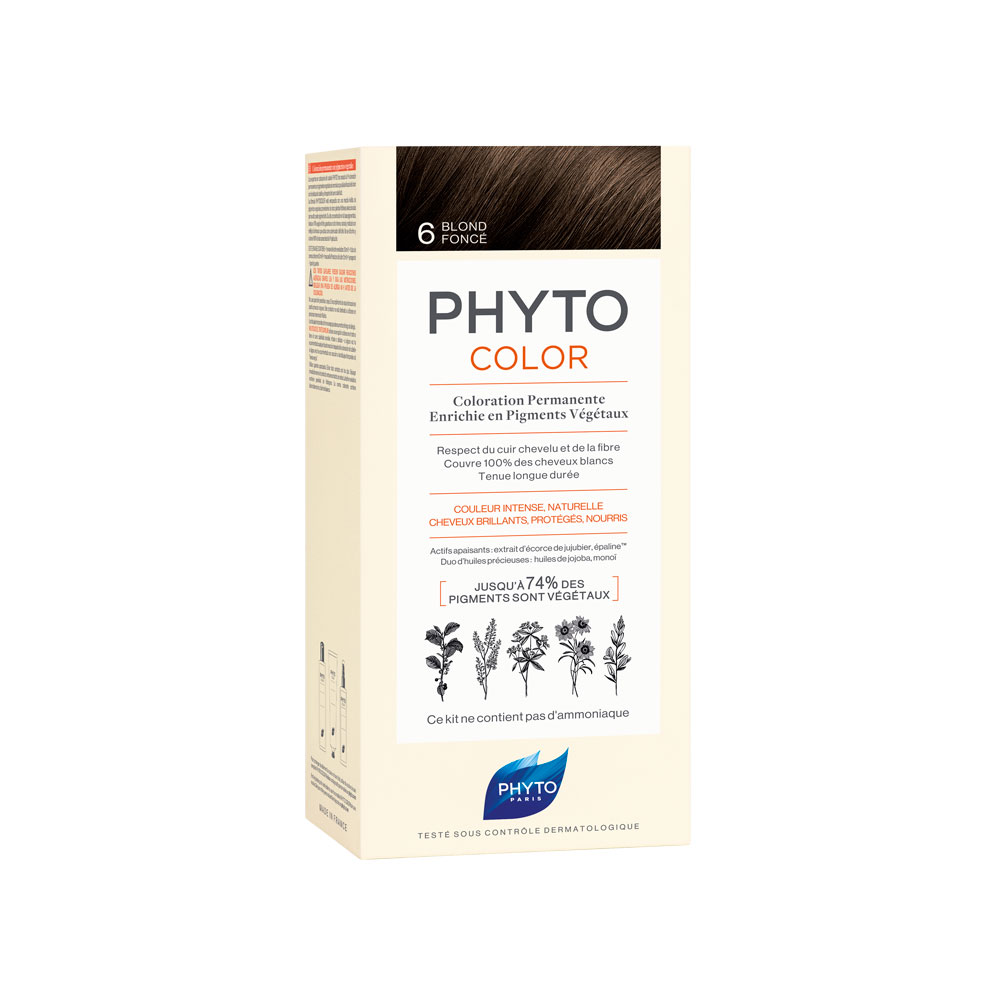 Phyto Phytocolor coloración permanente 6 rubio oscuro