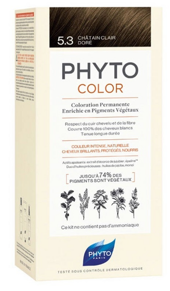 Phyto Phytocolor Tinte 53 Castaño Claro Dorado