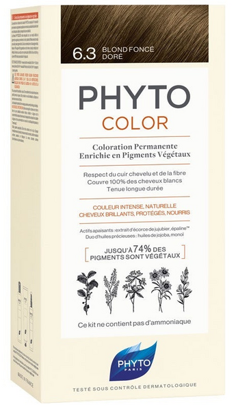 Phyto Phytocolor Tinte 63 Rubio Oscuro Dorado