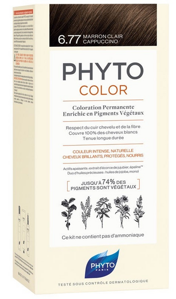 Phyto Phytocolor Tinte 677 Marrón Claro Capuchino