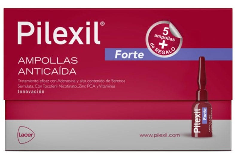 Pilexil Forte Anticaída 15 Ampollas + 5 Ampollas de REGALO