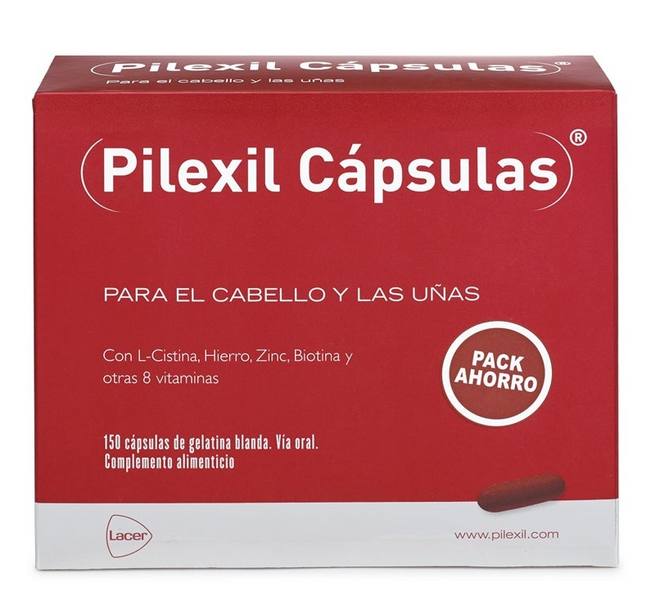 Pilexil Para el Cabello 150 Cápsulas de gelatina Blanda