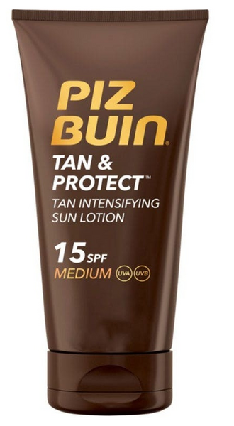 Piz Buin Tan & Protect Loción Solar Intensificadora SPF15 150 ml