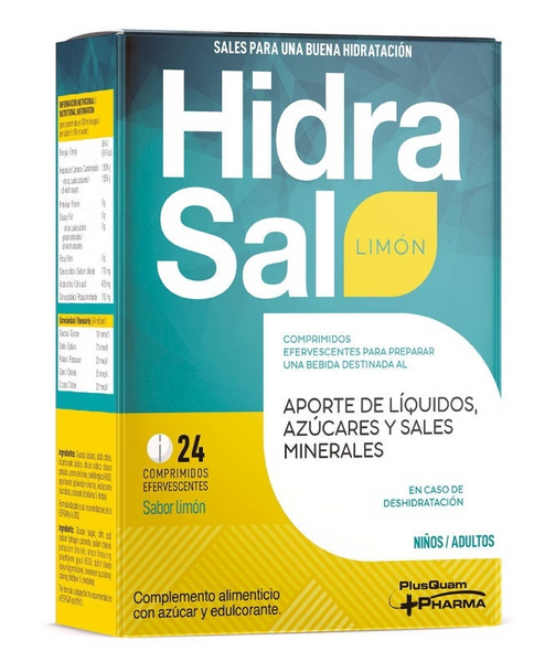 Plusquam Pharma Hidrasal Sabor Limón 24 Comprimidos Efervescentes