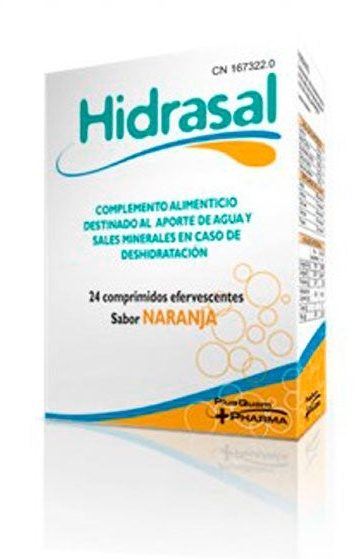 Plusquam Pharma Hidrasal Sabor Naranja 24 Comprimidos Efervescentes