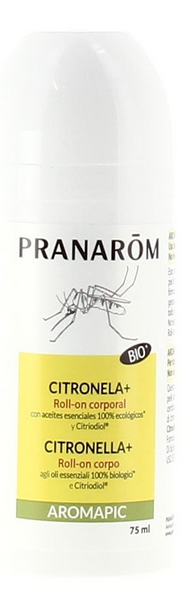 Pranarom Aromapic Leche Roll-on Citronela Bio Antimosquitos 75 ml
