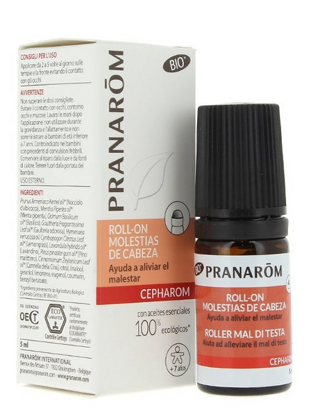 Pranarom Cepharom Roll-on Bio Molestias de Cabeza 5 ml