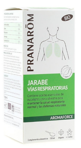 Pranarom Jarabe Vías Respiratorias Aromaforce BIO 150 ml