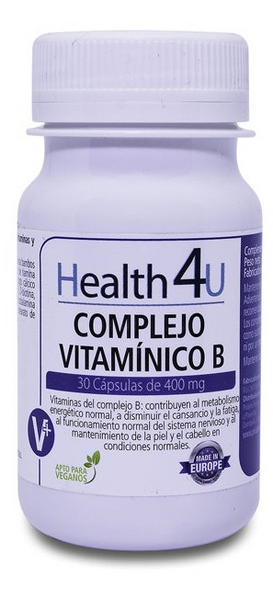 Pridaho H4U Complejo Vitamínico B 30 Cápsulas