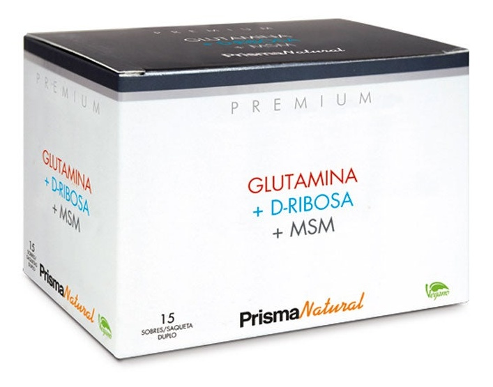 Prisma Natural Glutamina + Ribosa + MSM Premium 30 sticks