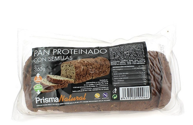 Prisma Natural Pan Proteinado con Semillas 365 gr