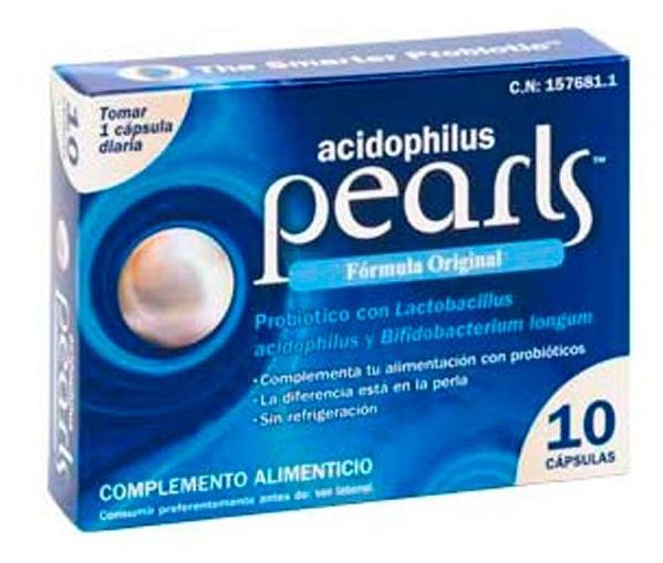 Probiotico DHU Pearls Acidophilus 10 Cápsulas