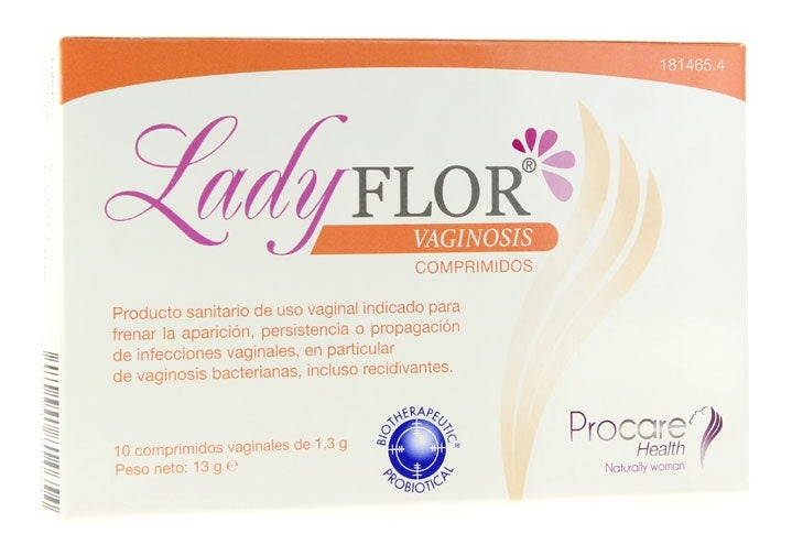 Procare Health Ladyflor Vaginosis 10 Comprimidos Vaginales