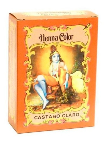 Radhe Shyam Henna Color Castaño Claro 100 gr