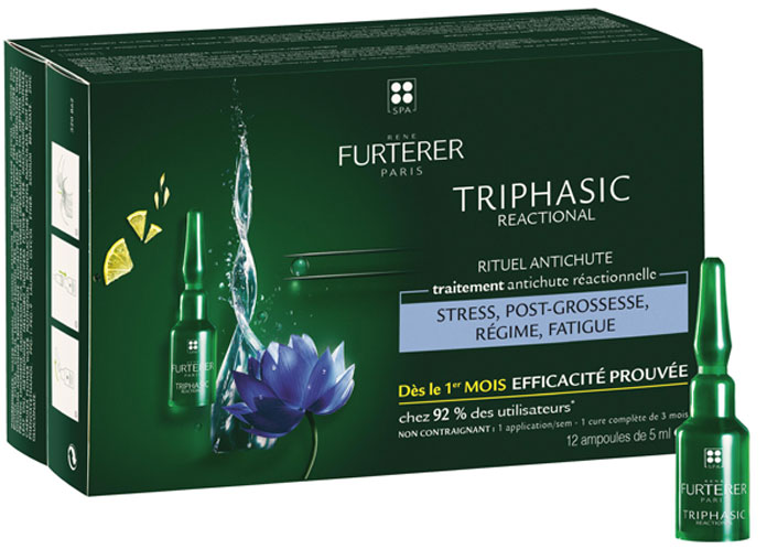 Rene Furterer Triphasic Reaccional Tratamiento Anticaída 12 Amp 5 ml