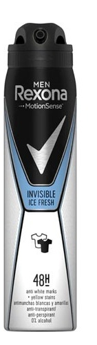 Rexona Men Invisible Desodorante Antitranspirante Ice 250 ml