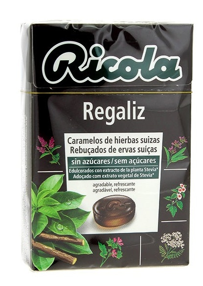 Ricola Caramelos Sin Azúcar 50 gr Regaliz