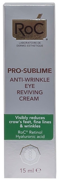 Roc Pro SUBLIME Crema Antiarrugas Revitalizante Ojos 15 ml