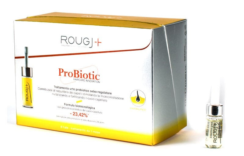 Rougj Tratamiento Capilar Sebo-Regulador Probiotic + 8 Viales de 6ml