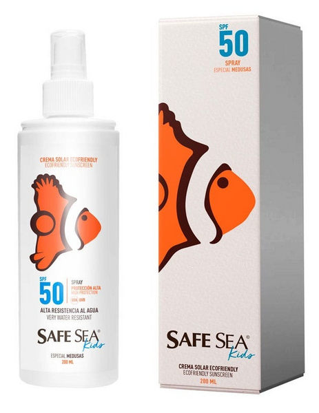Safe Sea Protector Solar Niños Especial Medusas SPF50 Spray  200 ml