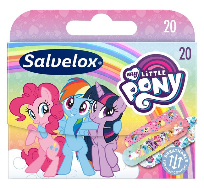 Salvelox Curitas Infantiles My Little Pony 20 Uds