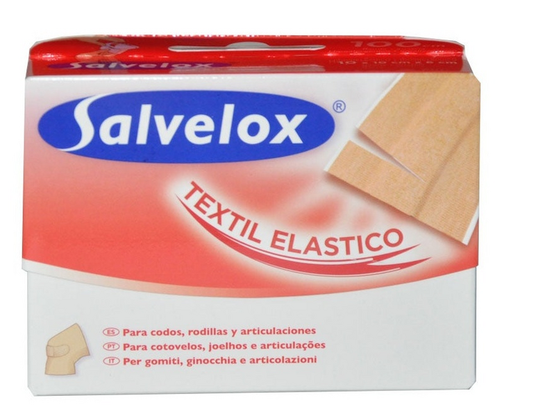 Salvelox Textil 10 Tiras 10 cm x 10 cm