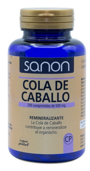 Sanon Cola de Caballo 500 mg 200 Comprimidos