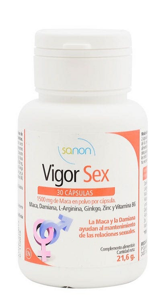 Sanon Vigor Sex 720 mg 30 Cápsulas