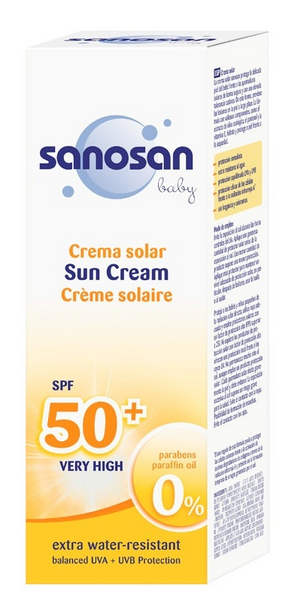Sanosan Crema Solar Bebés SPF50+ Baby 75 ml