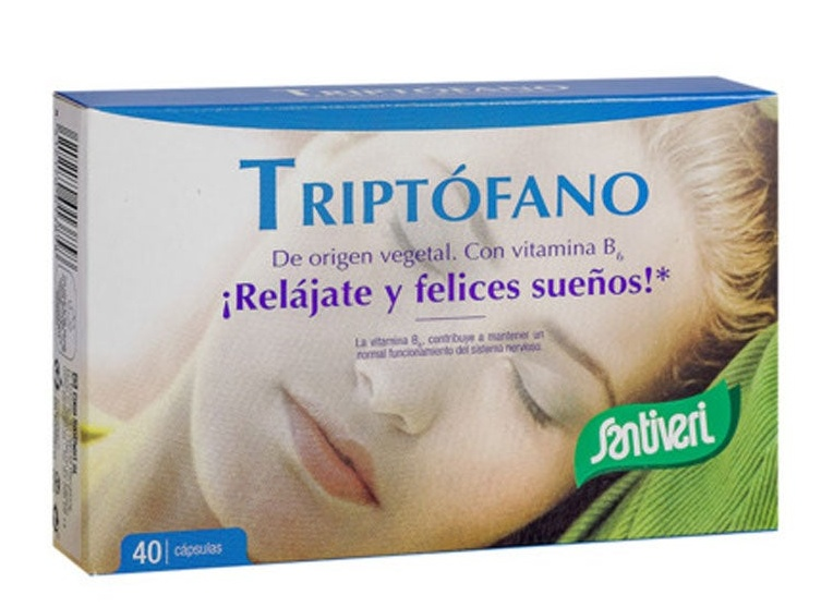 Santiveri Triptófano + Vitamina B6 40 Cápsulas