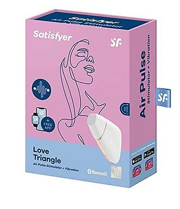 Satisfyer Love Triangle Blanco + App Gratis