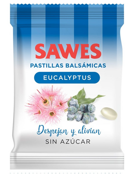 Sawes Caramelos Eucalyptus Sin Azúcar 50 gr