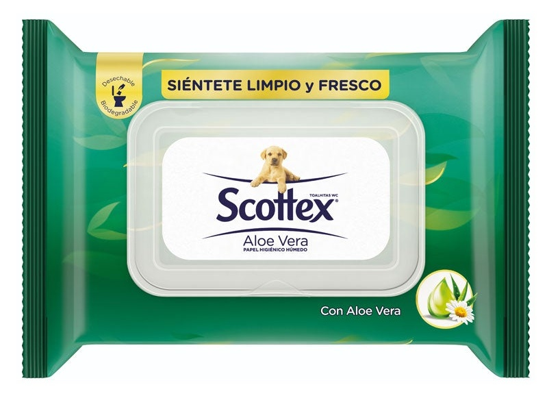 Scottex Papel Higiénico Húmedo Sensitive 66 uds