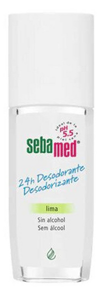 Sebamed Desodorante 24 Horas Sin Alcohol Pieles Sensibles Vaporizador Lima 75 ml