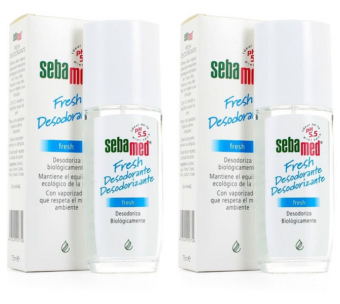 Sebamed Desodorante Fresh Vaporizador 2x75 ml